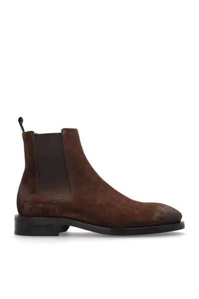 Dsquared2 Ankle Boots In Brown