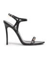 Dsquared2 Ankle Strap High-heeled Sandals In Black