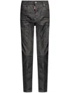 Dsquared2 Logo-patch Cotton Jeans In Grey