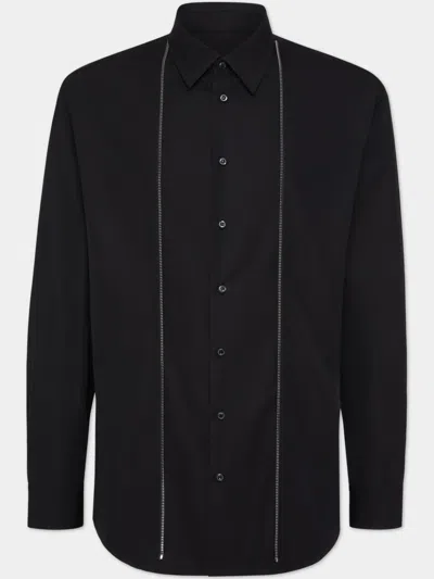 Dsquared2 Appliqué Detailing Shirt In Black