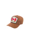 Dsquared2 Appliqued Baseball Cap In Brown
