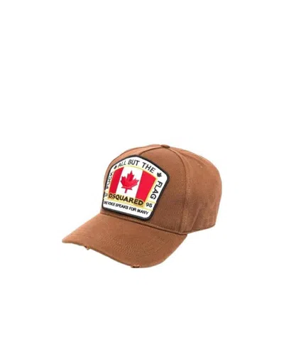 DSQUARED2 DSQUARED2 FLAG PATCH BASEBALL CAP