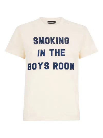 Dsquared2 Appliquéd Just Right Fit T-shirt In Neutral