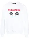 Dsquared2 Arcade Twins-print Sweatshirt In White