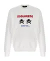 Dsquared2 Arcade Twins-print Sweatshirt In White