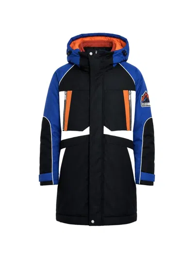 Dsquared2 Arcticaten Colour-block Parka In Black