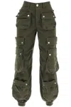 Dsquared2 Army Green Stretch Cotton Cargo Pant