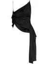 Dsquared2 Asymmetric Top In Black