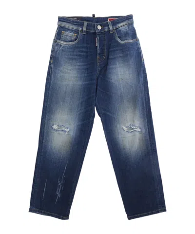 Dsquared2 Athletic Jeans In Blue
