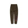 Dsquared2 Distressed Graffiti-print Trousers In Green