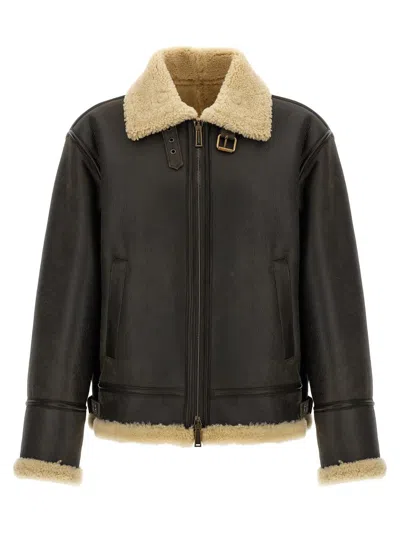 DSQUARED2 DSQUARED2 'AVIATOR' SHEEPSKIN JACKET