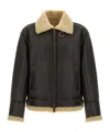 Dsquared2 Men Aviator Jacket In Black