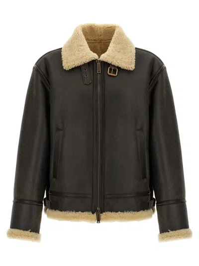 DSQUARED2 AVIATOR' SHEEPSKIN JACKET
