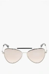 Dsquared2 Aviator Sunglasses With Metal Frame In Metallic
