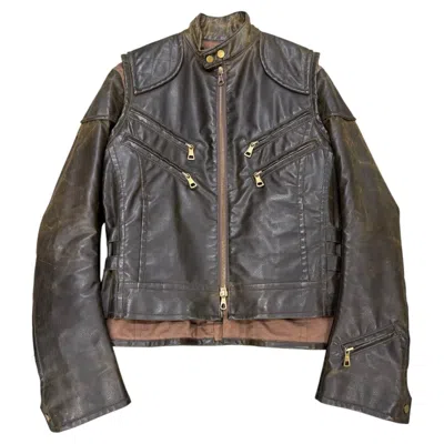 Pre-owned Dsquared2 A/w2003  3-in-1 Runway Coated Military Jacket In Gray