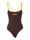 Dsquared2 Icon Swimsuit In Brown