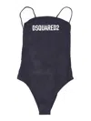 Dsquared2 Single Piece Spaghetti Straps In Blue