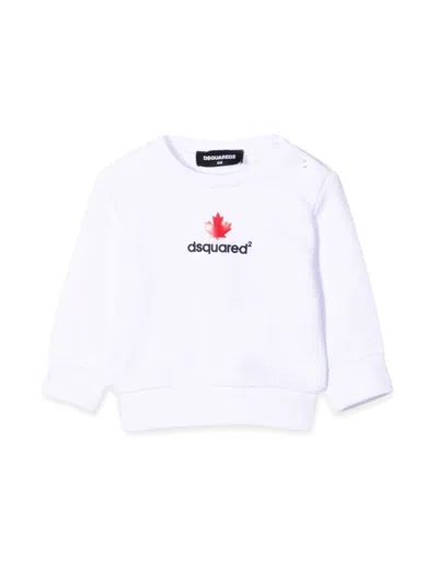 Dsquared2 Babies White Cotton Sweatshirt