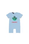Dsquared2 Baby Bodysuit With Logo In Blue