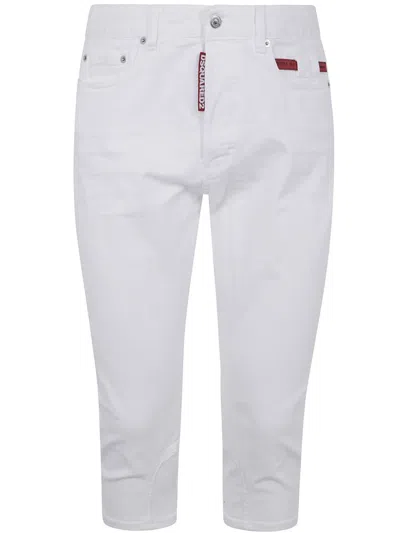 Dsquared2 Baby Carpenter Jean Clothing In White