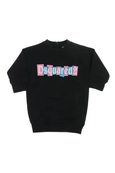 Dsquared2 Baby Girls Black Logo Sweatshirts