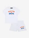Dsquared2 Baby Logo Short Set In White