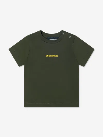 Dsquared2 Kids T-shirt With Logo In Green