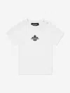 Dsquared2 Baby Maple Leaf Logo T-shirt In White