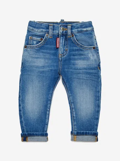 Dsquared2 Baby Slim Fit Jeans In Blue