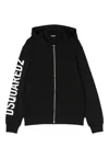 Dsquared2 Baby Unisex Sweatshirt  Full Zip In Black