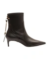 Dsquared2 Back Hardware Ankle Boots In Black