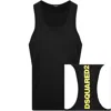 Dsquared2 Back Logo Vest Black In Black