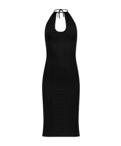 DSQUARED2 DSQUARED2 HALTERNECK MIDI DRESS