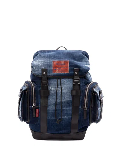 Dsquared2 Backpack In Blue