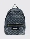 Dsquared2 Dsquared D2 Monogram Printed Fabric Backpack 30.5 Cm In Blue