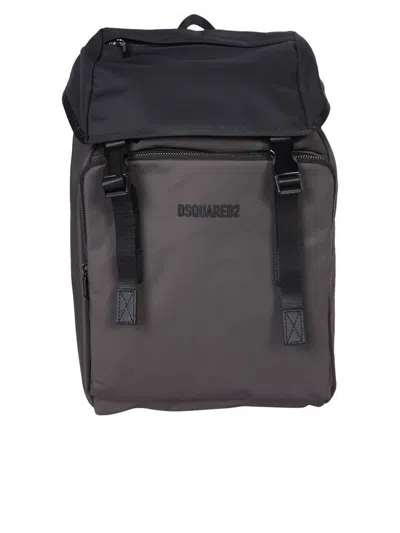 Dsquared2 Urban Logo Backpack In Black