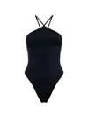 Dsquared2 Back-tie Swimsuit In Black