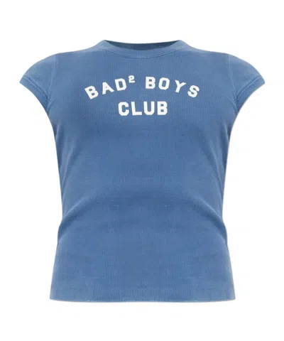 Dsquared2 Bad Boys Club Slim T-shirt In Blue