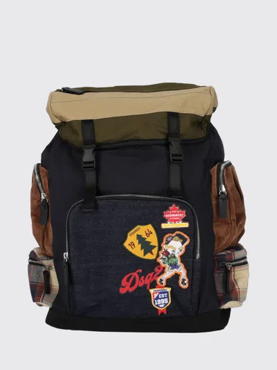Dsquared2 Bag Kids Color Blue In Brown