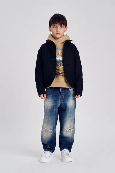 Dsquared2 Kids' Baggy In Blue