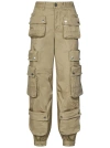 DSQUARED2 BAGGY FIT MULTI-POCKET TROUSERS