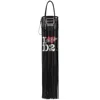 Dsquared2 Slogan-print Shoulder Bag In Black