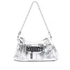 Dsquared2 Gothic Belt Shoulder Bag In Silver
