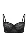 Dsquared2 Balconette Bra In Black