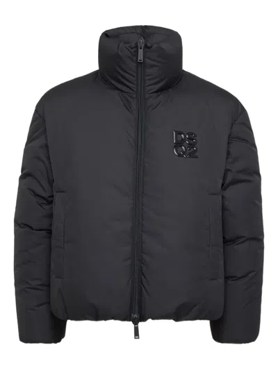 Dsquared2 Ball Padded Jacket In Black