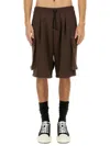 Dsquared2 Dsquared Men Cargo Bermuda Shorts "balloon" In Brown