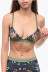 Dsquared2 Bandana Motif Triangle Bra In Multi