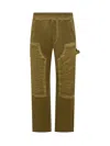 Dsquared2 Barrow Brown Velvet Cargo Pants In Brown