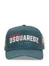 Dsquared2 Logo-print Distressed Baseball Cap In Neutral