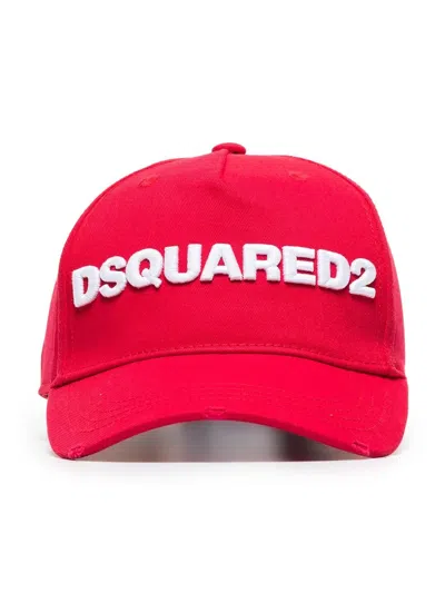 Dsquared2 Baseball Cap In Red